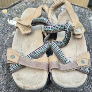 Taos Tan and Brown Sandals